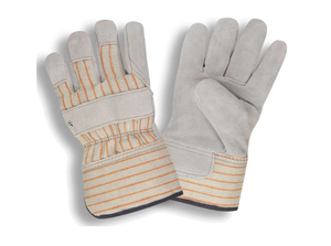 Foam and Fleece Lined Leather Palm Glove