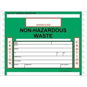 Non-Hazardous Waste Label - GWM7